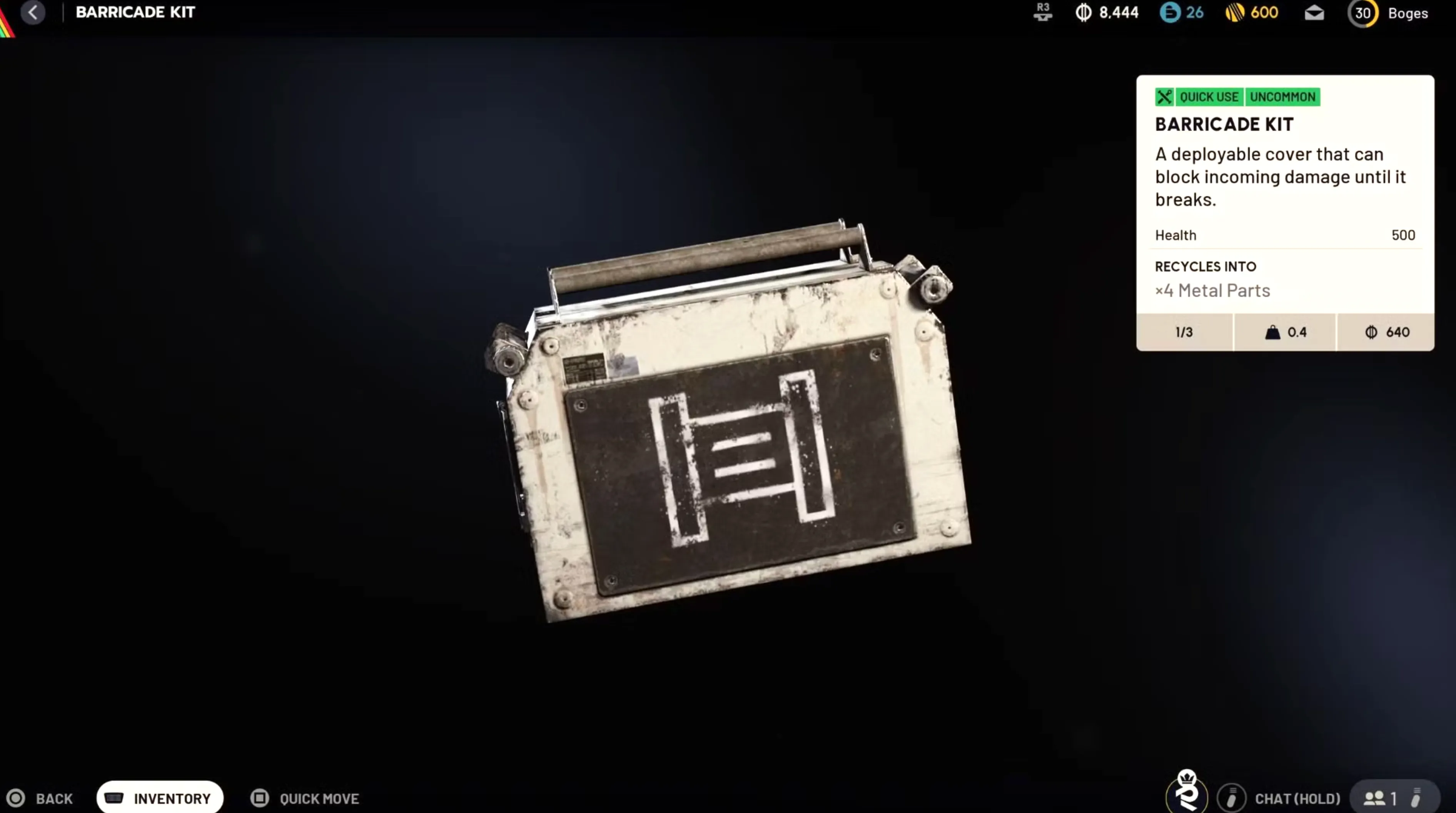 Barricade Kit arc raiders